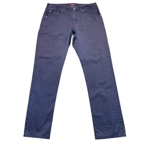 UNTUCKit Other - UNTUCKit Mens Navy Blue Relaxed Fit Pima Cotton Stretch Pants W33 L32